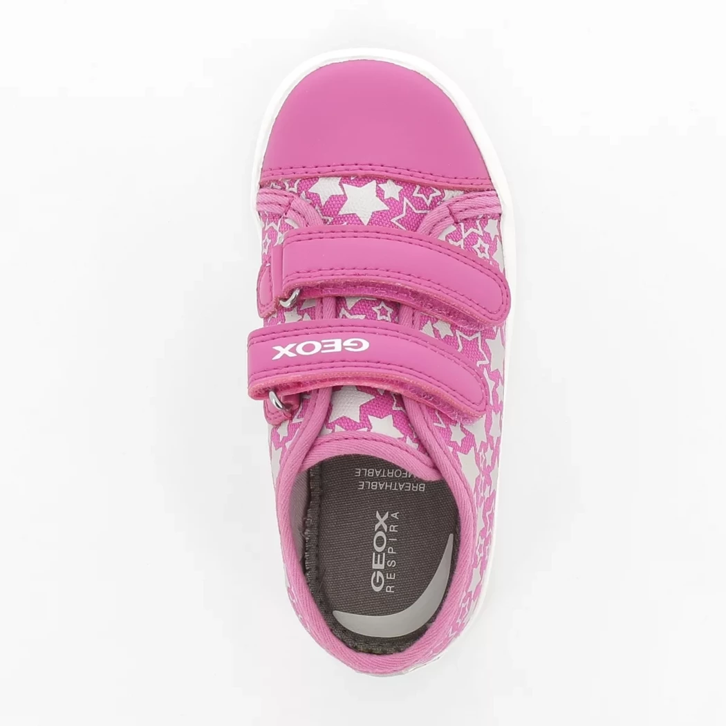 Image (6) de la chaussures Geox - Chaussures à velcro Rose en Textile