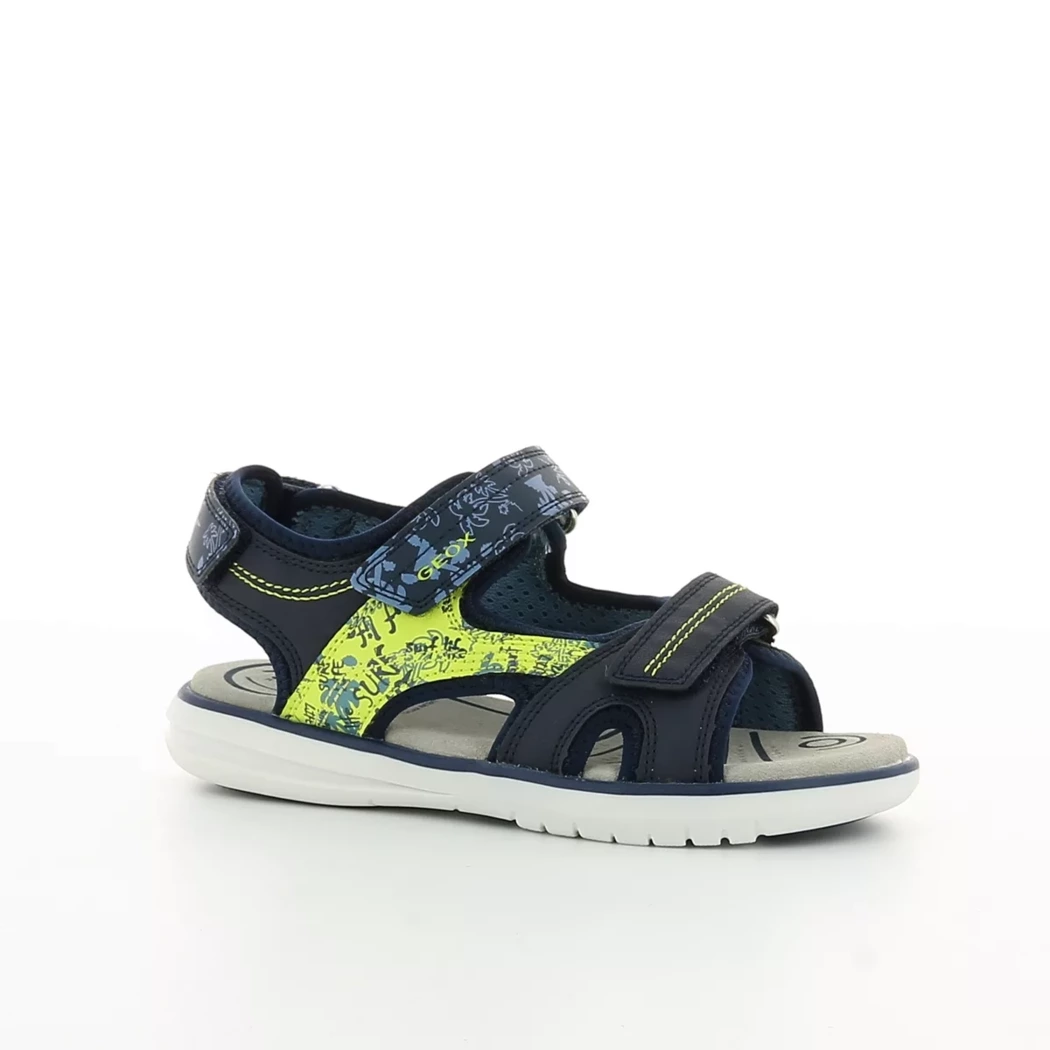 Image (1) de la chaussures Geox - Sandales et Nu-Pieds Bleu en Cuir synthétique