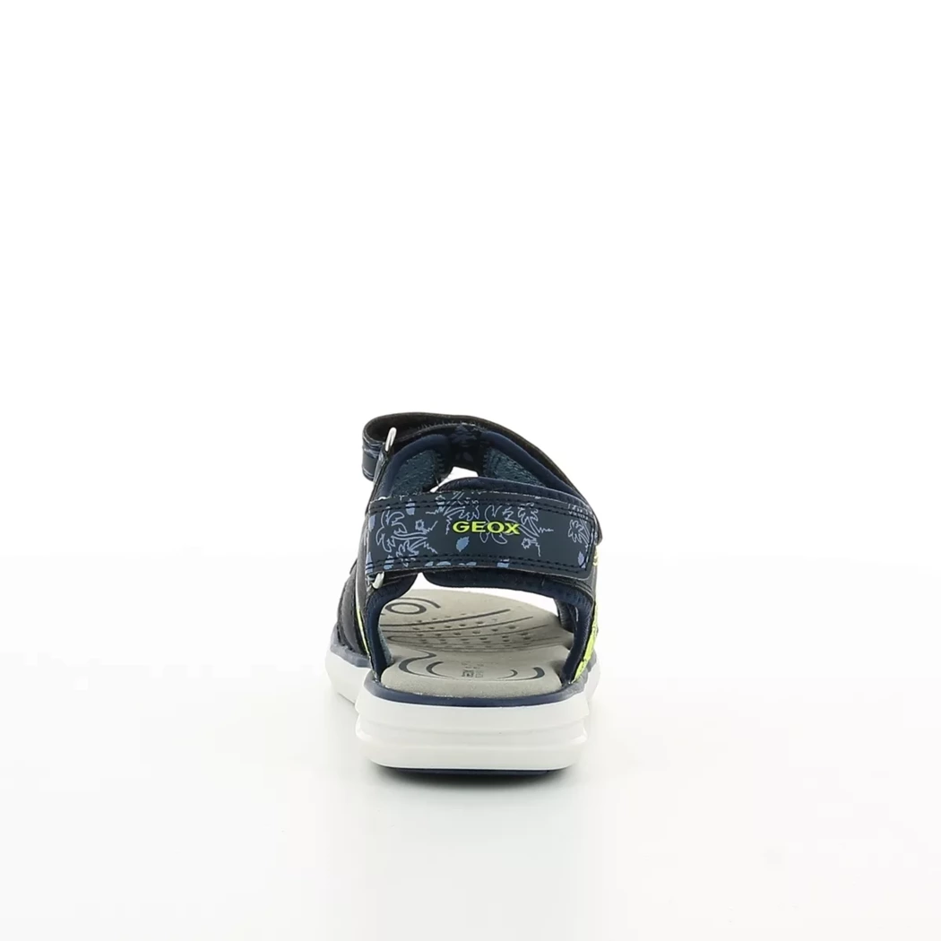 Image (3) de la chaussures Geox - Sandales et Nu-Pieds Bleu en Cuir synthétique