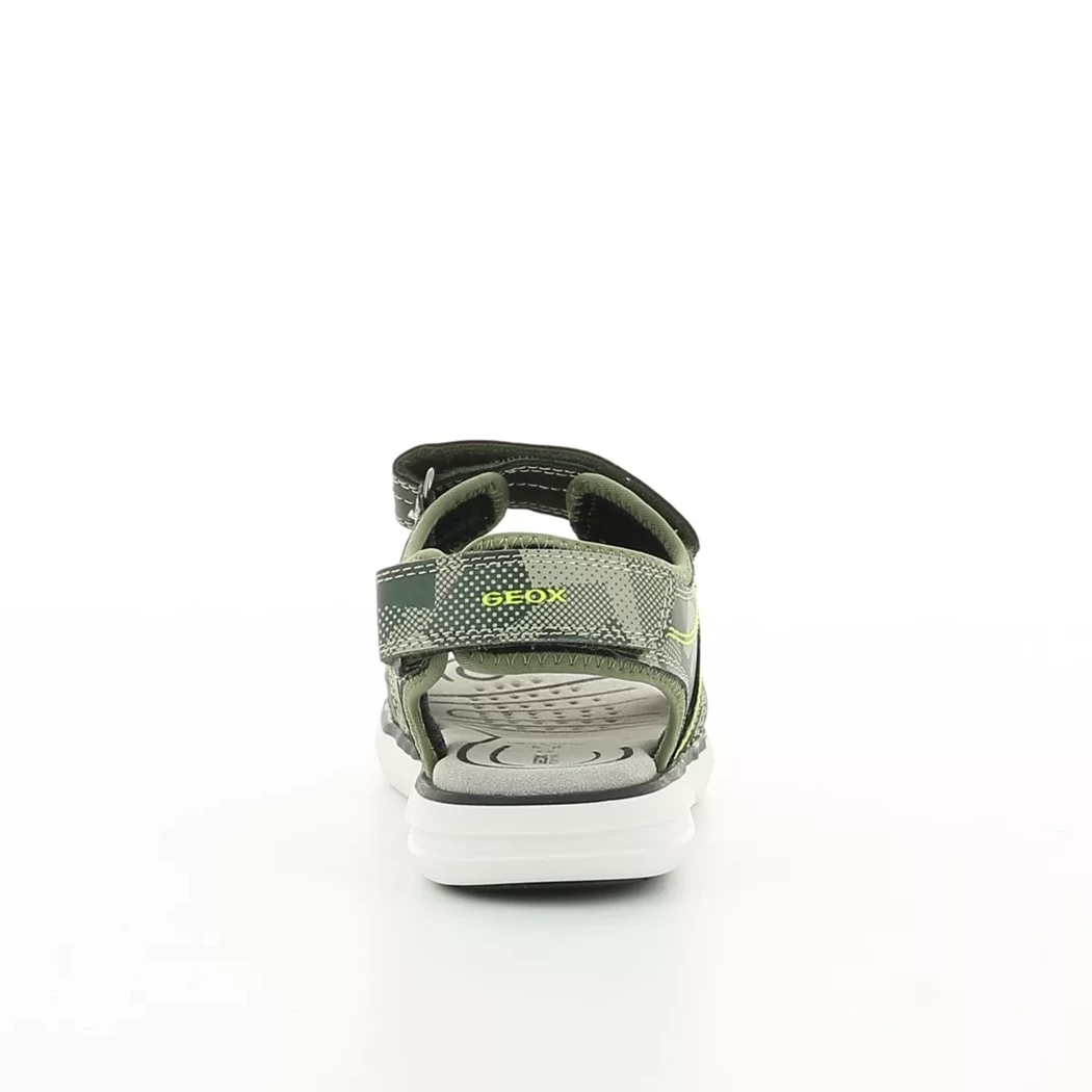 Image (3) de la chaussures Geox - Sandales et Nu-Pieds Vert en Cuir synthétique