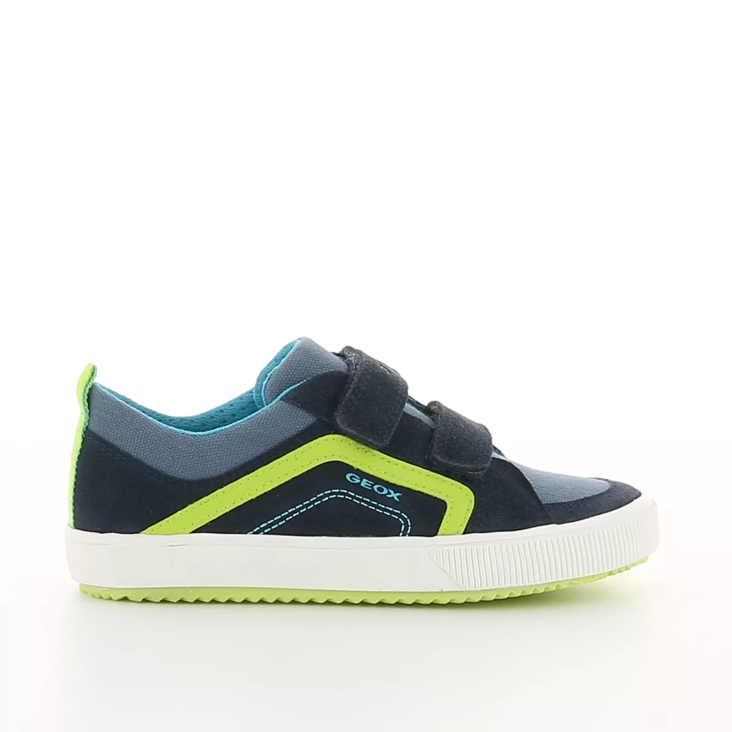 Image (2) de la chaussures Geox - Baskets Bleu en Cuir nubuck