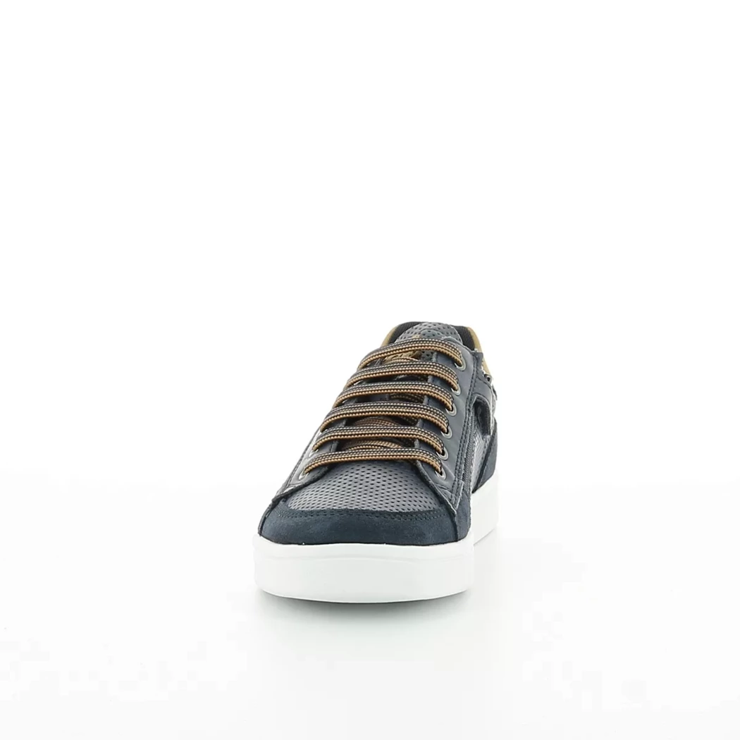 Image (5) de la chaussures Geox - Baskets Bleu en Cuir