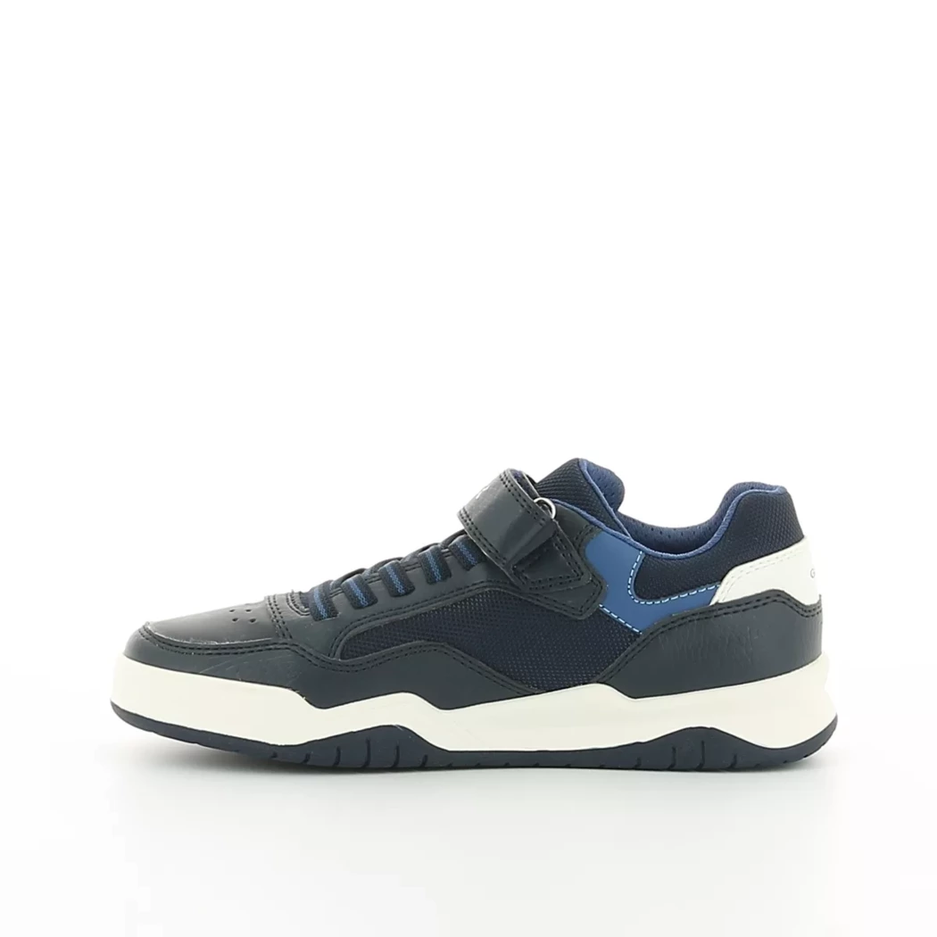 Image (4) de la chaussures Geox - Baskets Bleu en Cuir synthétique
