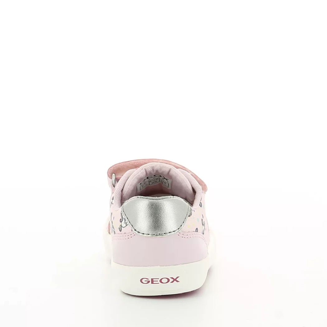 Image (3) de la chaussures Geox - Baskets Rose en Textile