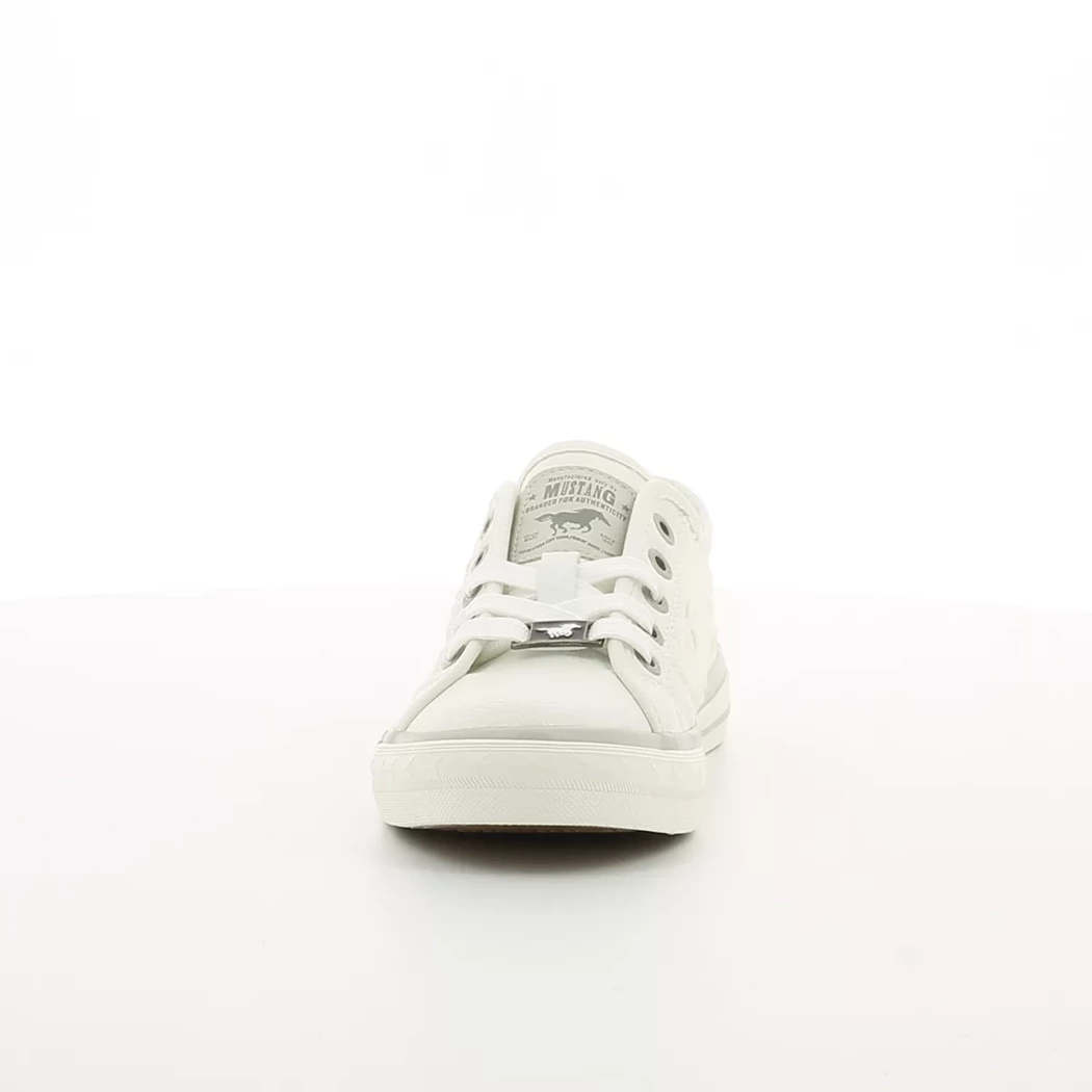 Image (5) de la chaussures Mustang - Baskets Blanc en Cuir synthétique