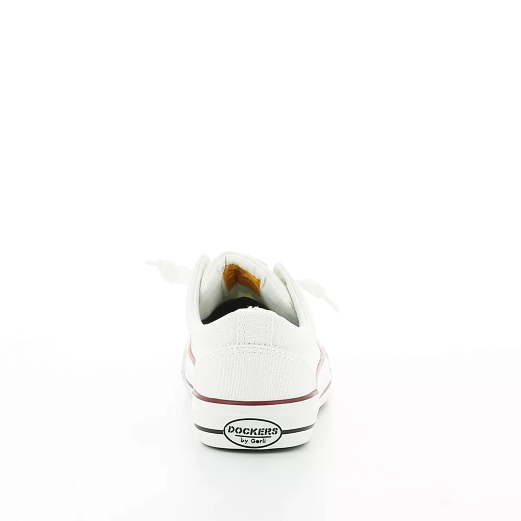 Image (3) de la chaussures Dockers - Baskets Blanc en Textile