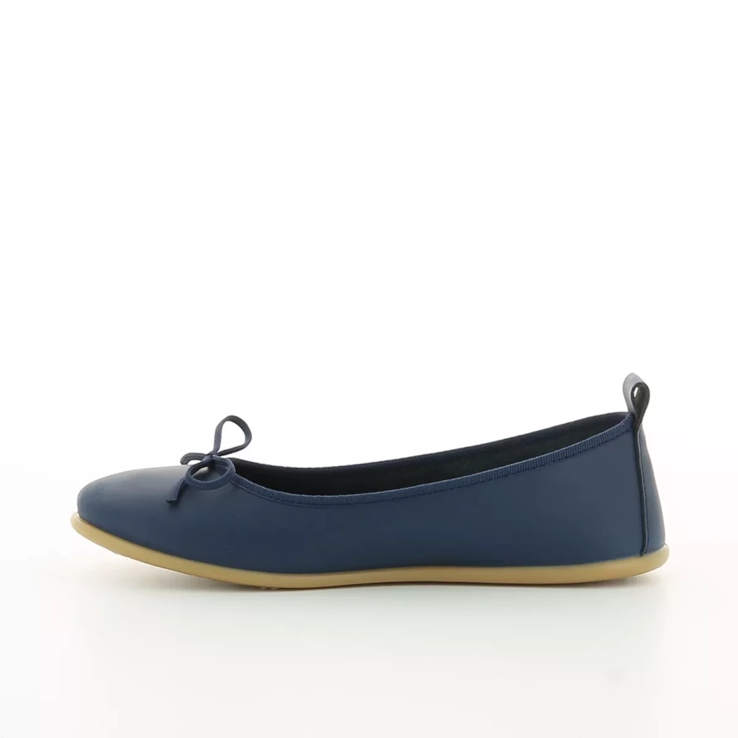 Image (4) de la chaussures B&W - Ballerines Bleu en Cuir synthétique