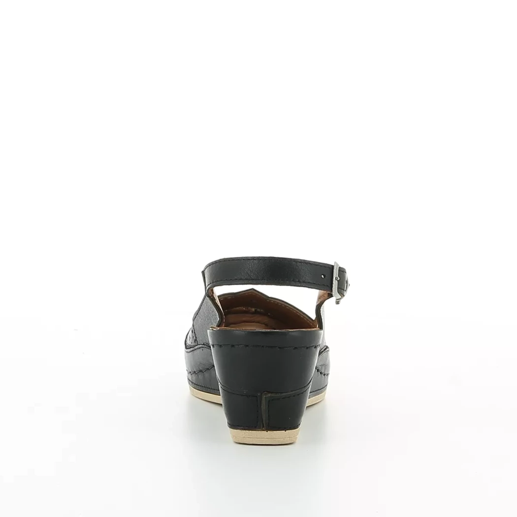 Image (3) de la chaussures Karyoka - Sandales et Nu-Pieds Noir en Cuir