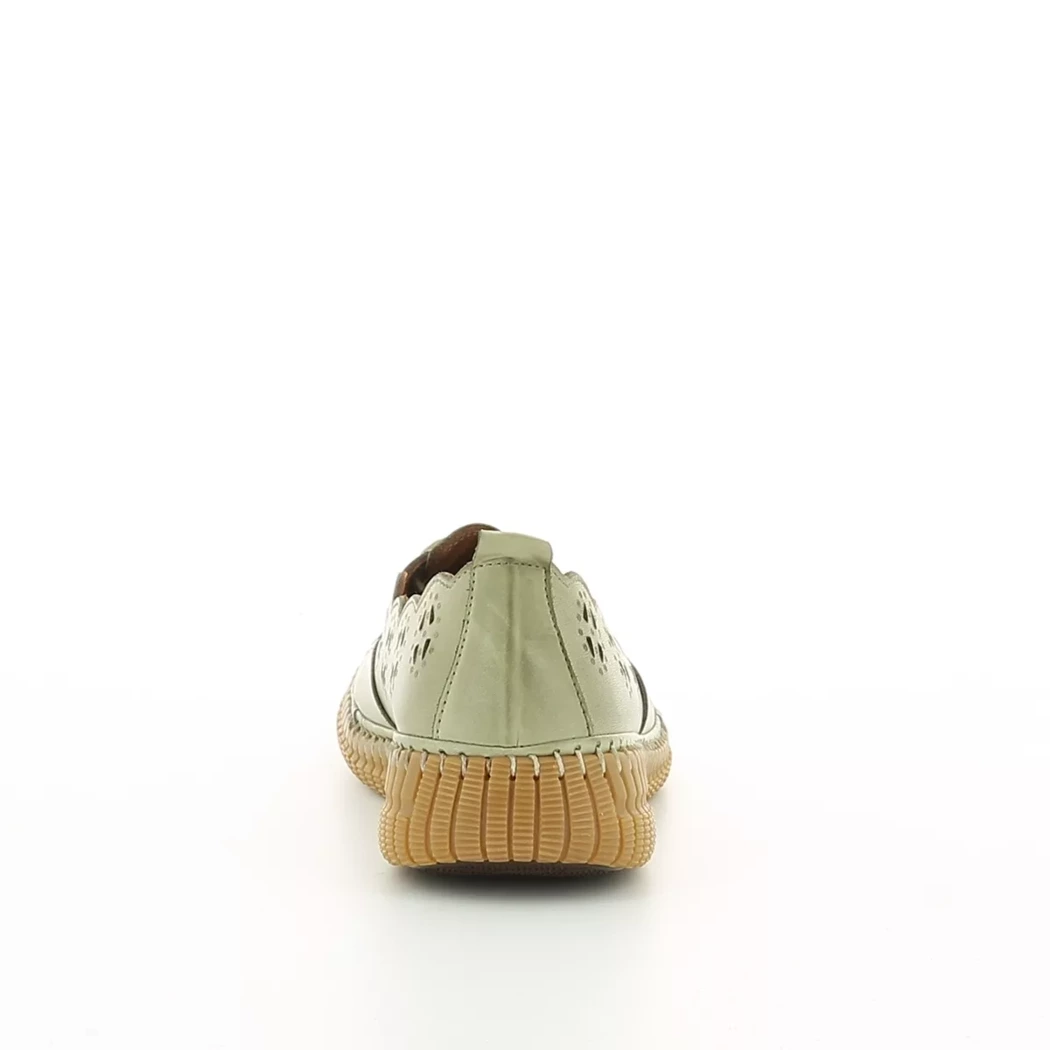 Image (3) de la chaussures Karyoka - Chaussures à lacets Vert en Cuir