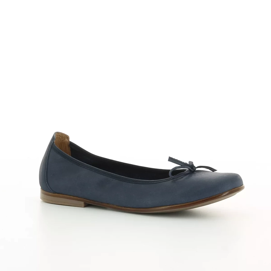 Image (1) de la chaussures Bellamy - Ballerines Bleu en Cuir nubuck