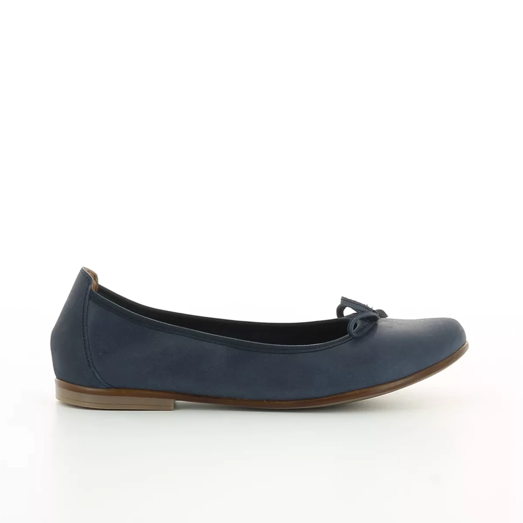 Image (2) de la chaussures Bellamy - Ballerines Bleu en Cuir nubuck