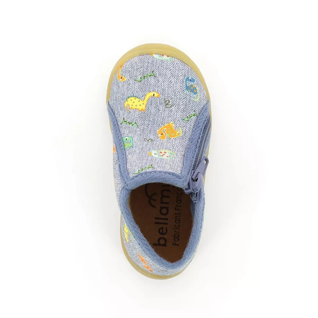 Image (6) de la chaussures Bellamy - Pantoufles et Chaussons Bleu en Textile
