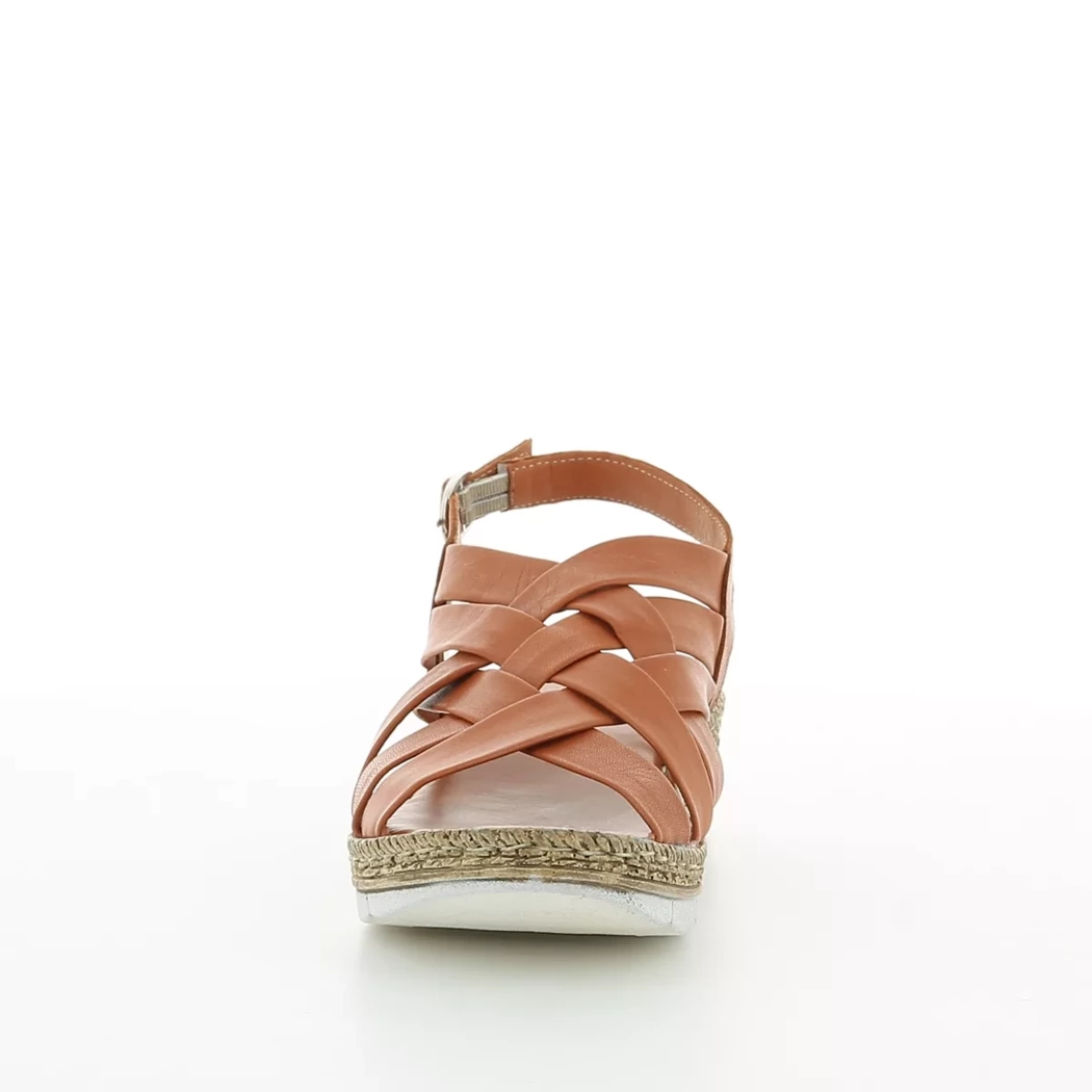 Image (5) de la chaussures Andrea Conti - Sandales et Nu-Pieds Orange en Cuir