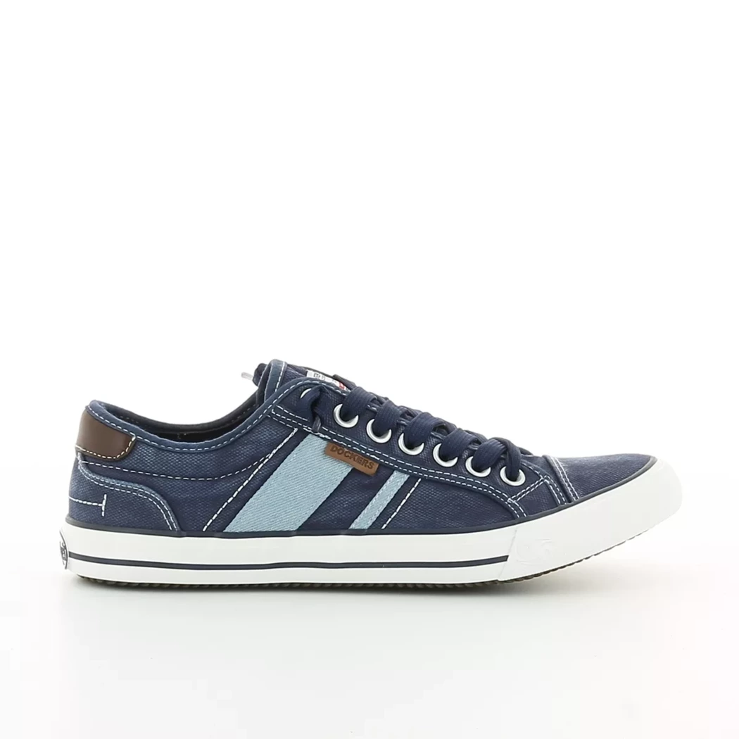 Image (2) de la chaussures Dockers - Chaussures à lacets Bleu en Textile