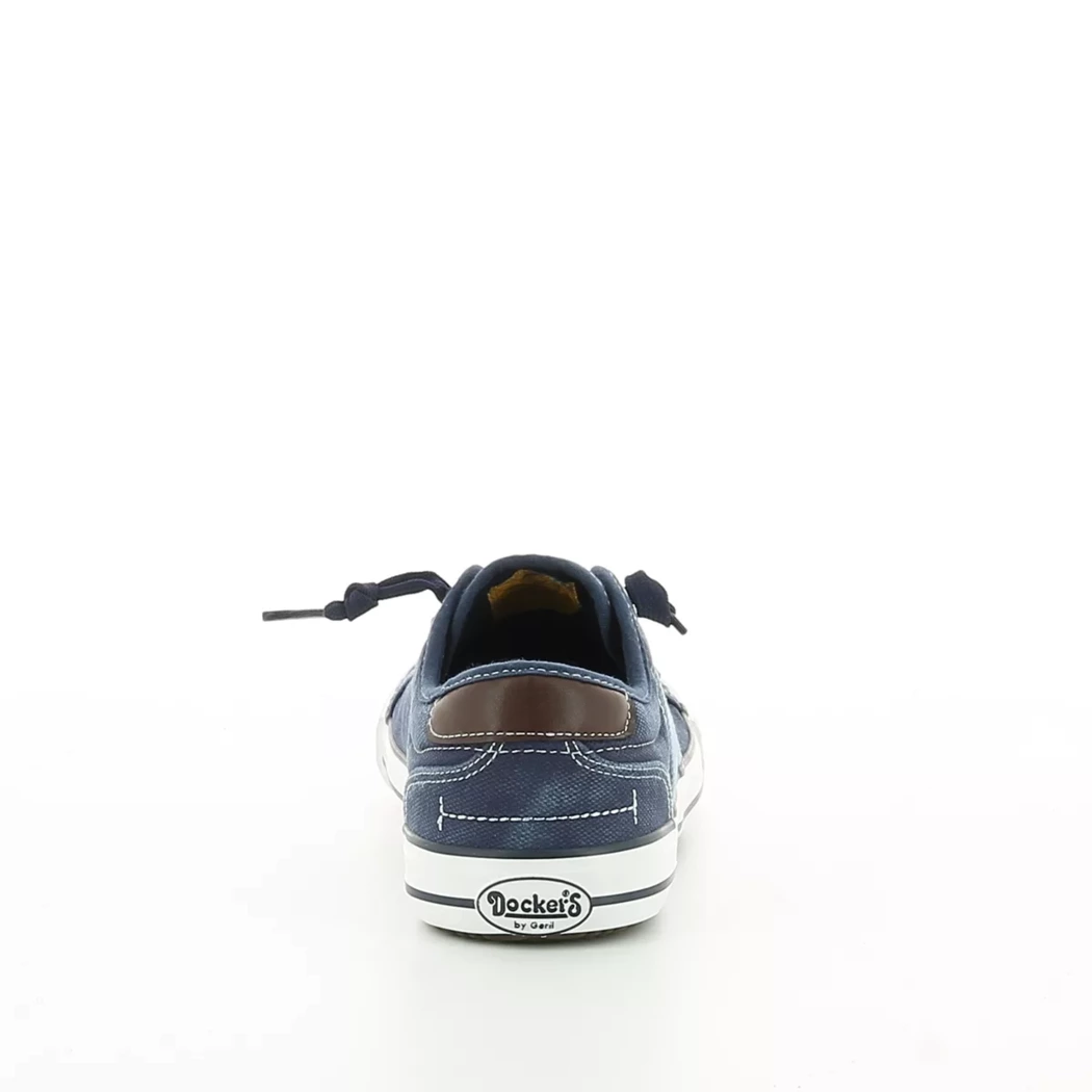 Image (3) de la chaussures Dockers - Chaussures à lacets Bleu en Textile