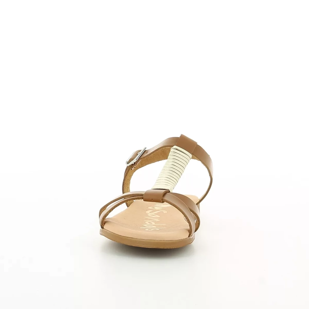 Image (5) de la chaussures Oh! My Sandals - Sandales et Nu-Pieds Cuir naturel / Cognac en Cuir
