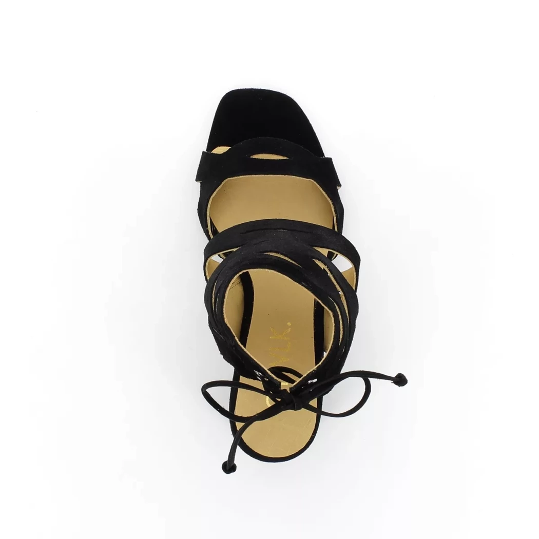 Image (6) de la chaussures Ctwlk - Sandales et Nu-Pieds Noir en Cuir nubuck