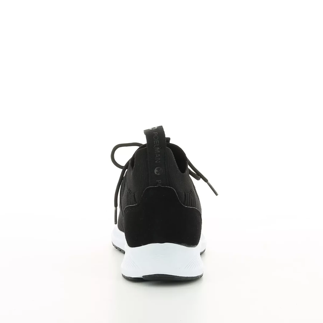 Image (3) de la chaussures Poelman - Baskets Noir en Textile