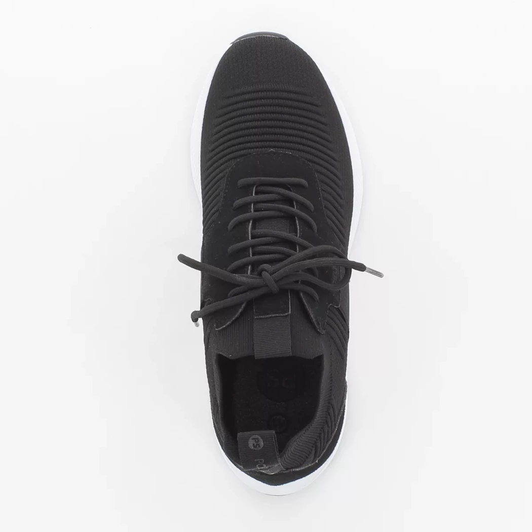 Image (6) de la chaussures Poelman - Baskets Noir en Textile