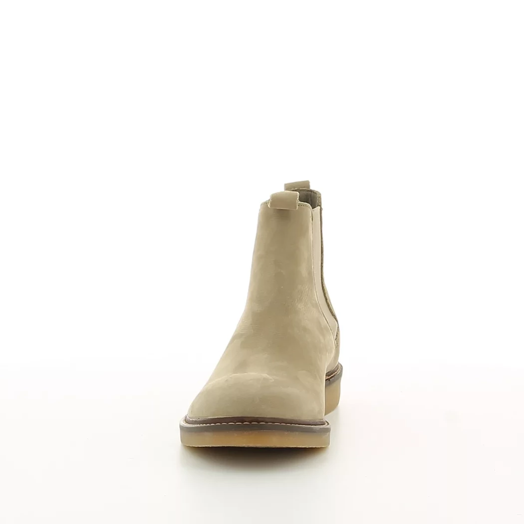 Image (5) de la chaussures Poelman - Boots Taupe en Cuir nubuck