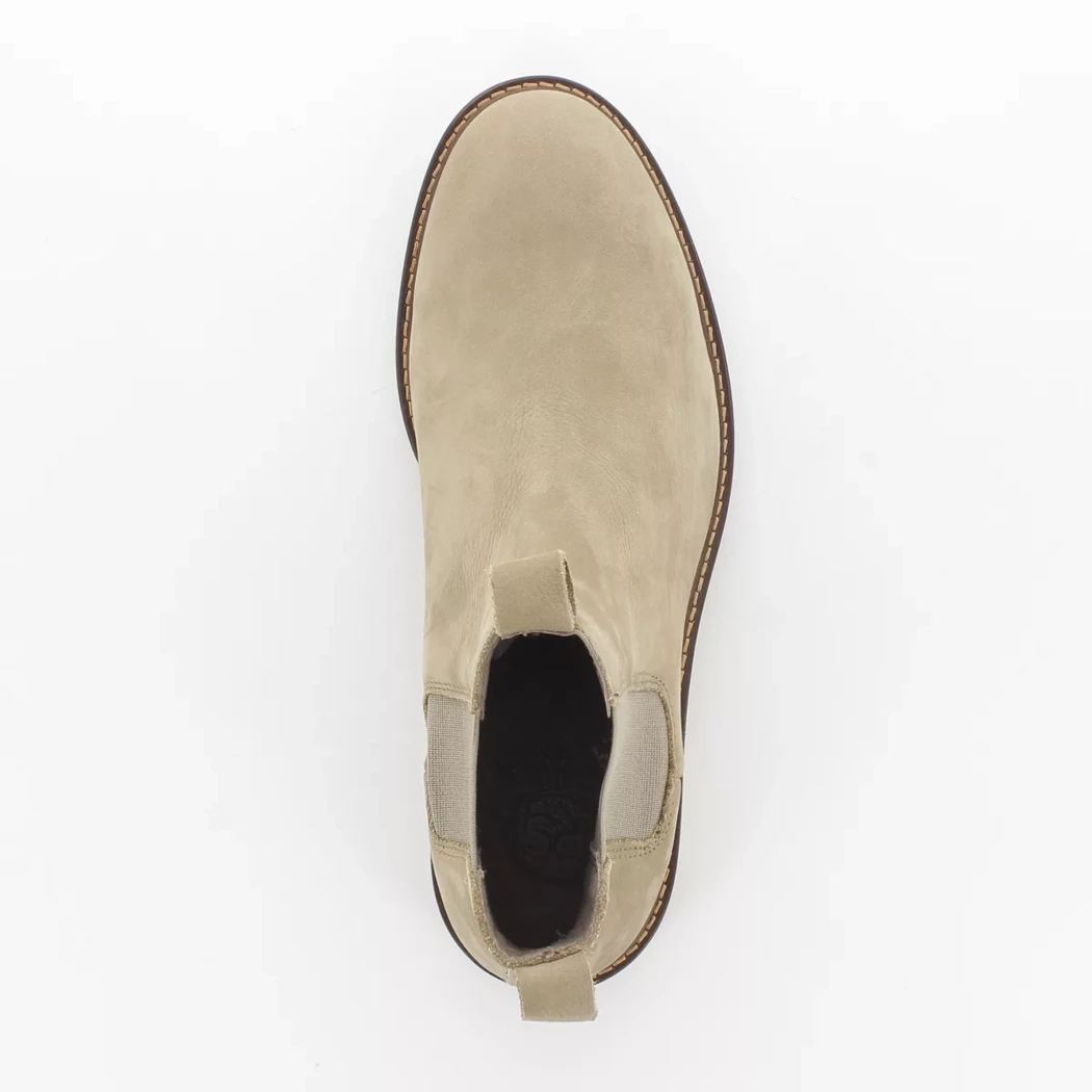 Image (6) de la chaussures Poelman - Boots Taupe en Cuir nubuck