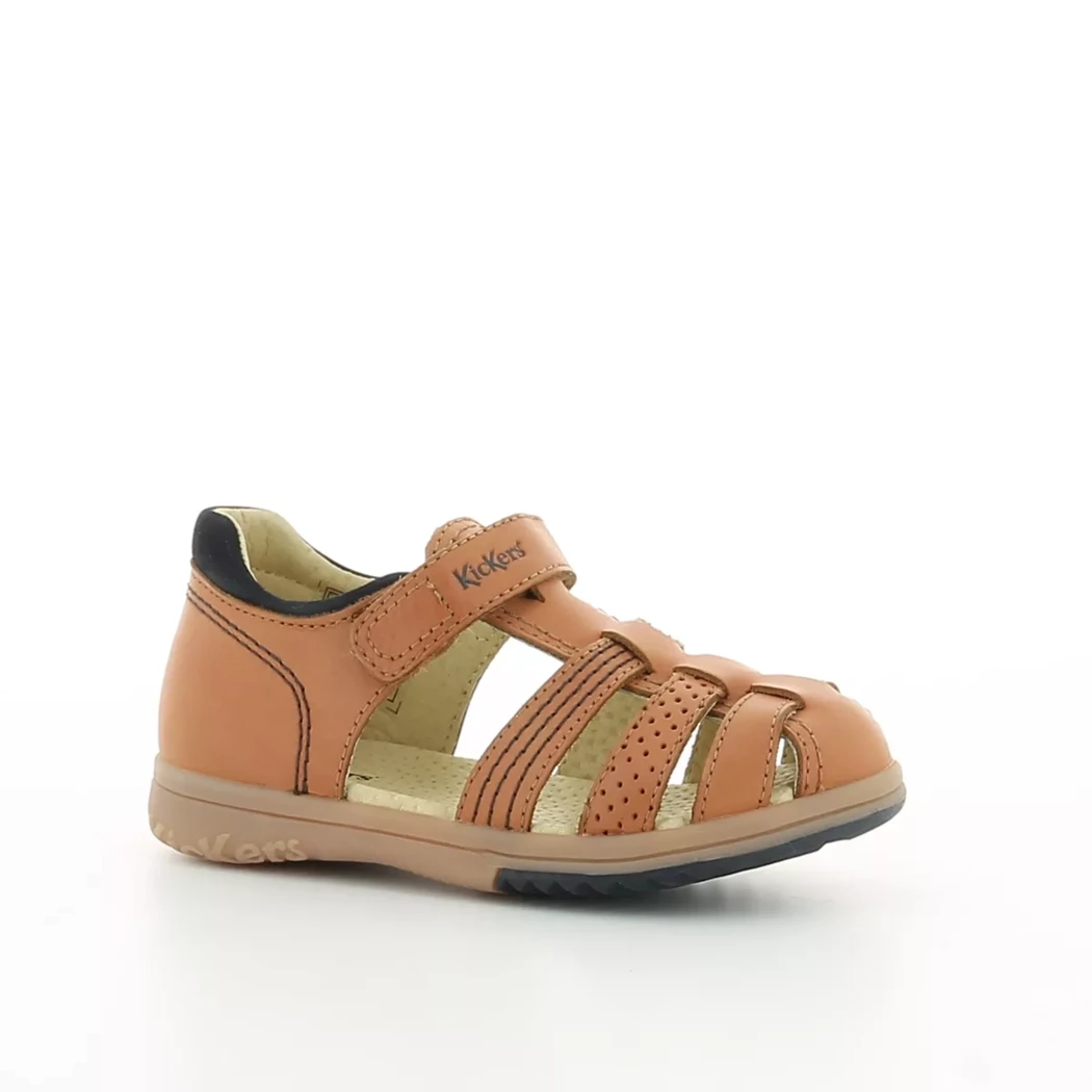 Image (1) de la chaussures Kickers - Sandales et Nu-Pieds Cuir naturel / Cognac en Cuir