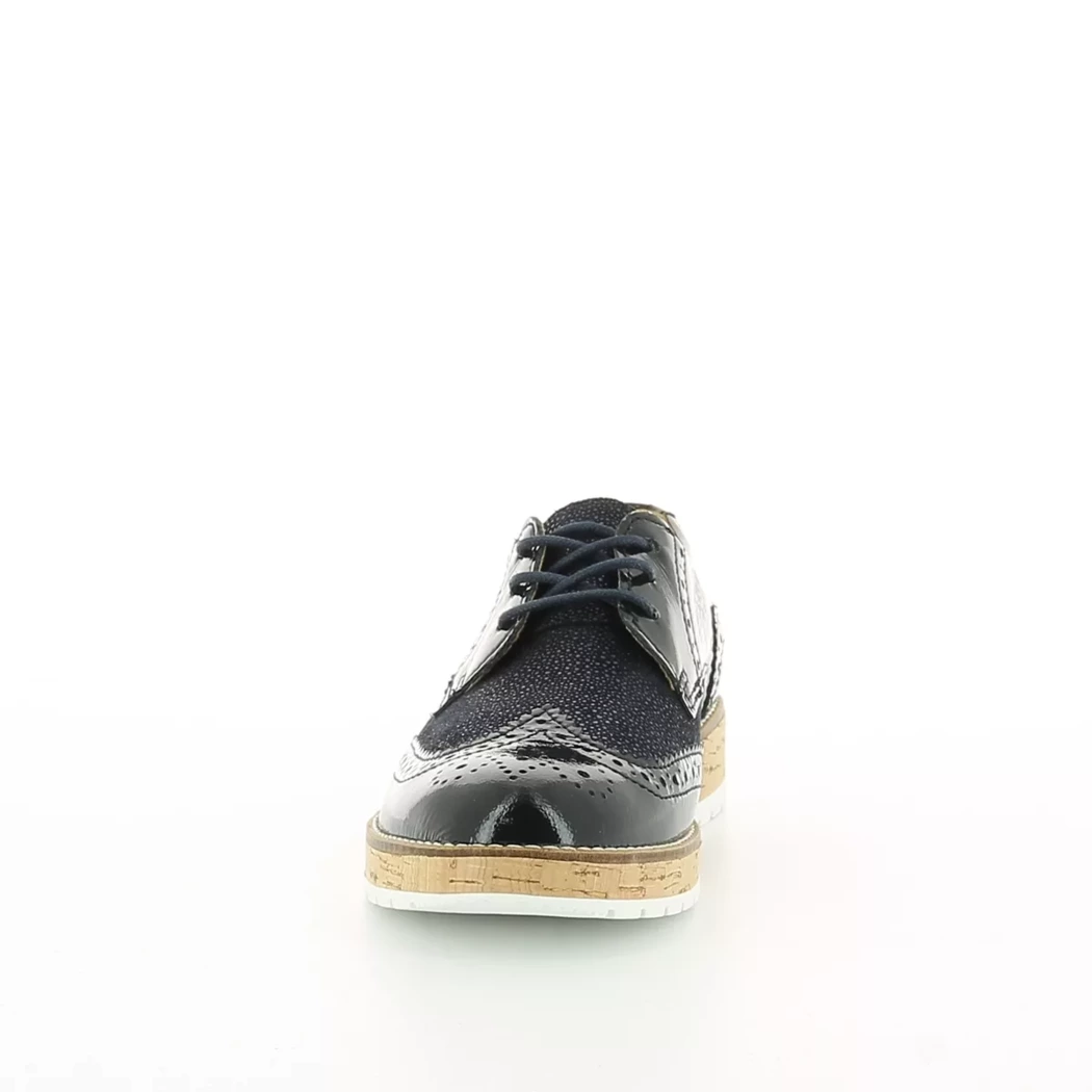 Image (5) de la chaussures Sens - Chaussures à lacets Bleu en Cuir vernis