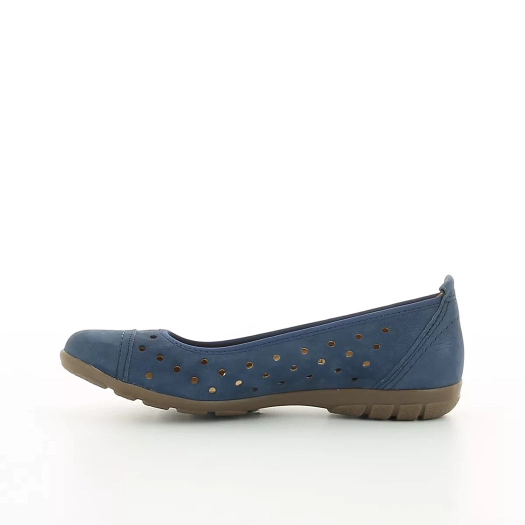Image (4) de la chaussures Sens - Ballerines Bleu en Cuir nubuck