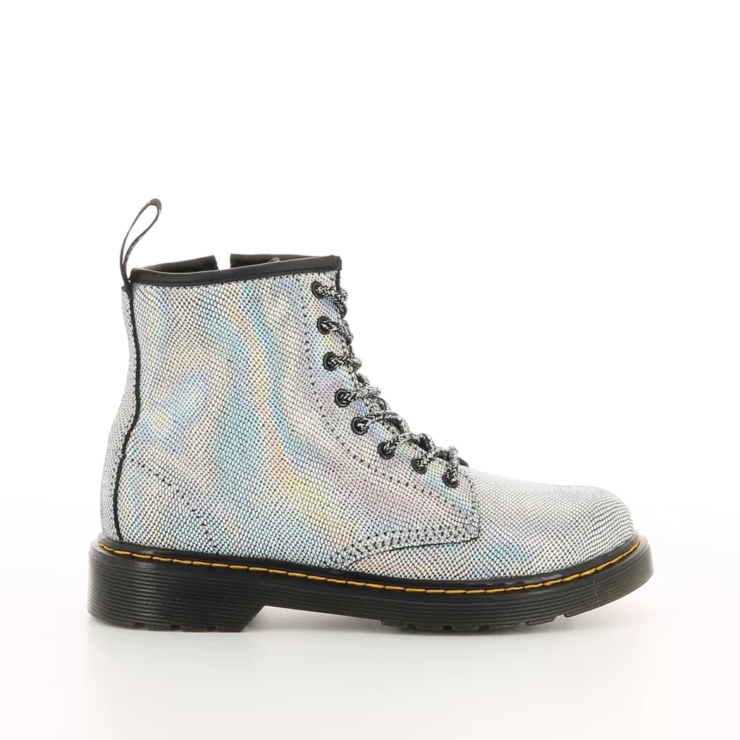 Image (2) de la chaussures Dr. Martens - Bottines Argent en Cuir