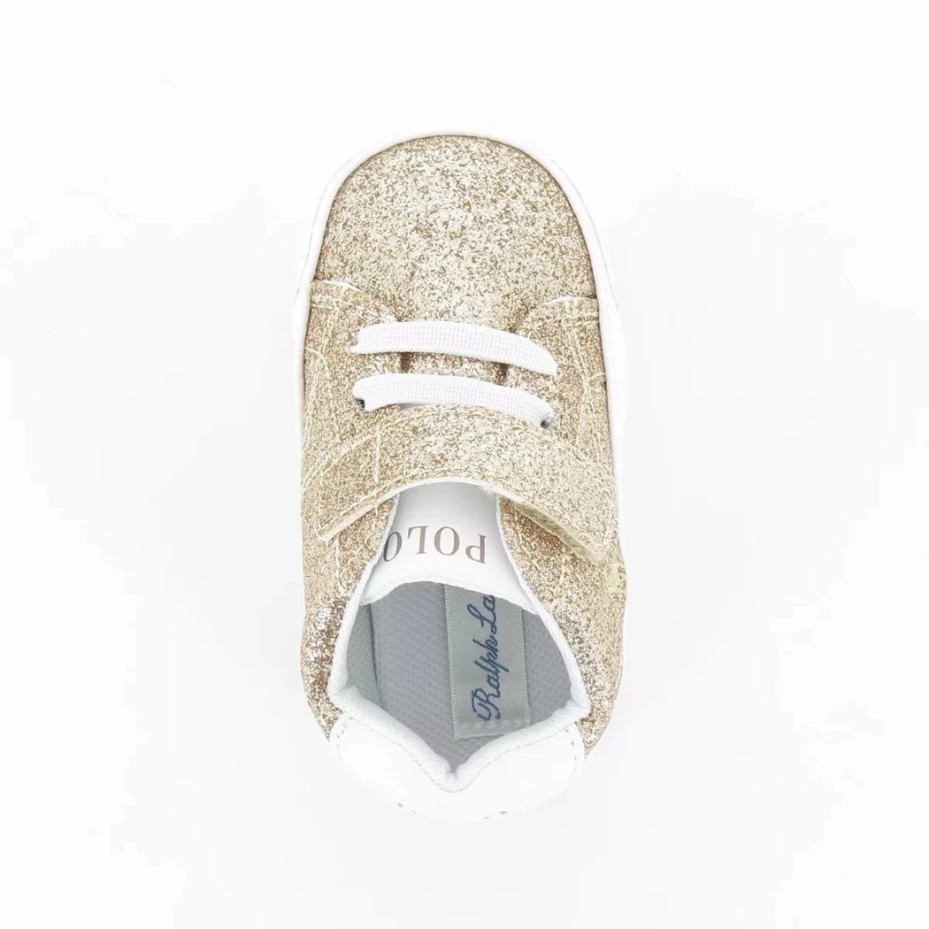 Image (6) de la chaussures Ralph Lauren - Chaussons bébé Or / Bronze / Platine en Cuir synthétique