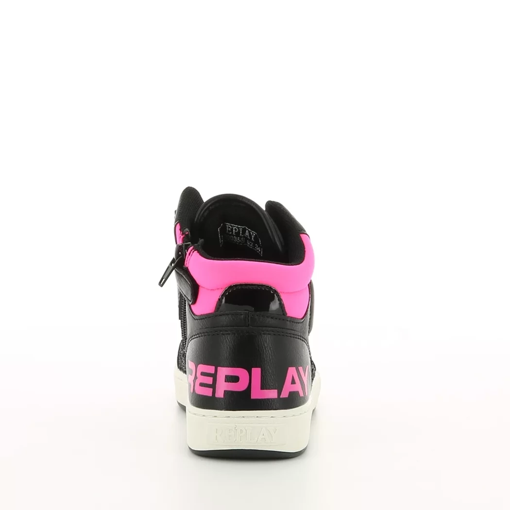 Image (3) de la chaussures Replay - Bottines Noir en Cuir synthétique