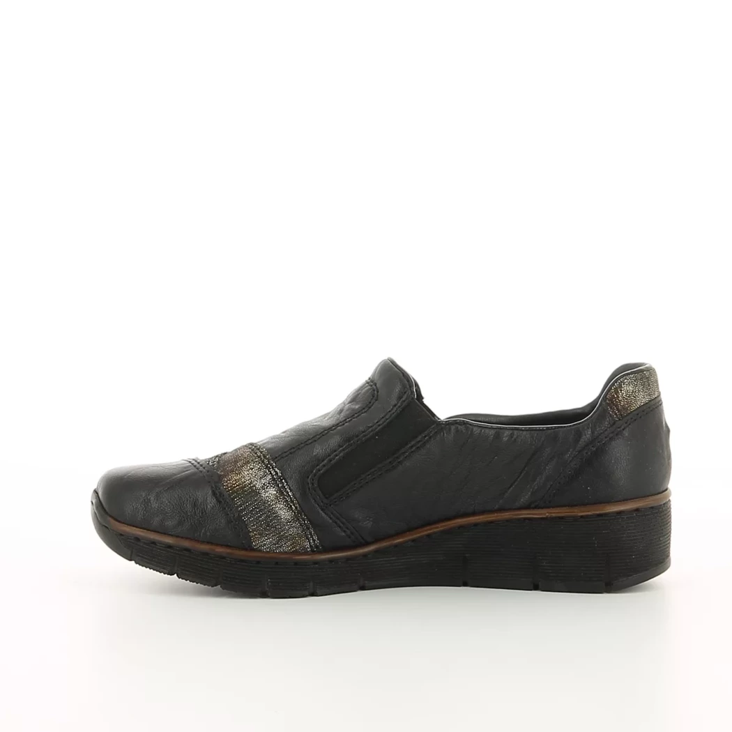 Image (4) de la chaussures Rieker - Mocassins Noir en Cuir