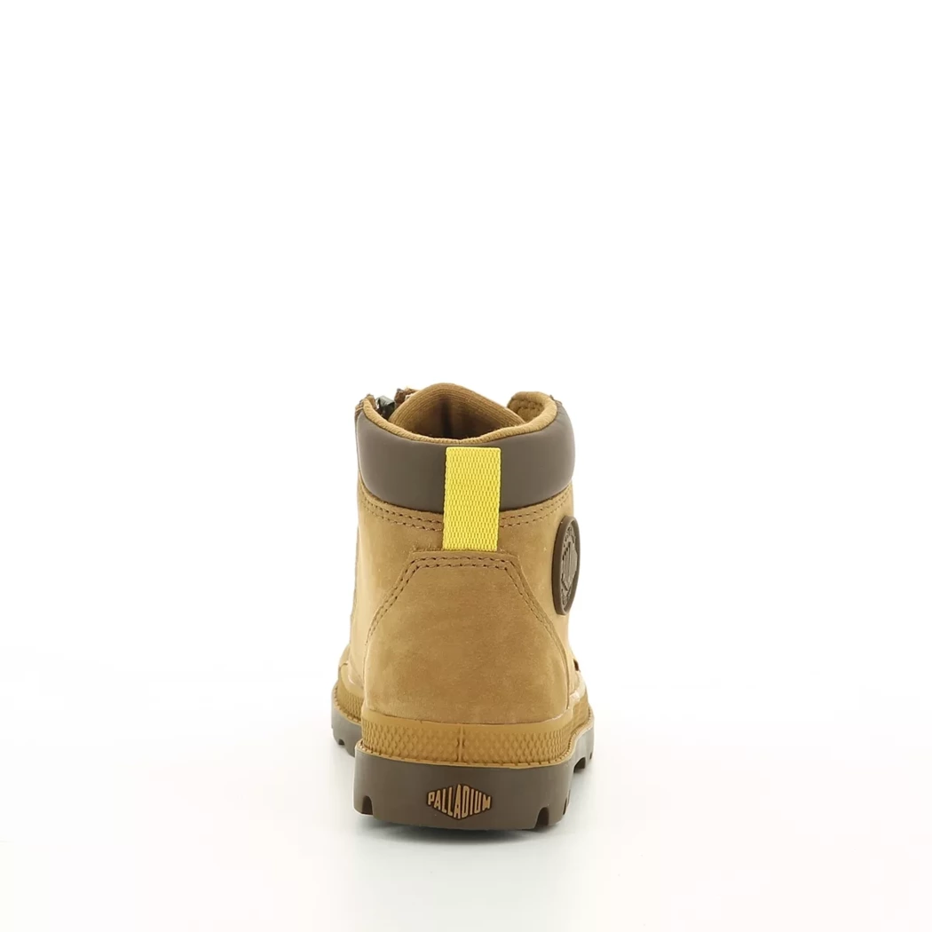 Image (3) de la chaussures Palladium - Bottines Cuir naturel / Cognac en Cuir nubuck