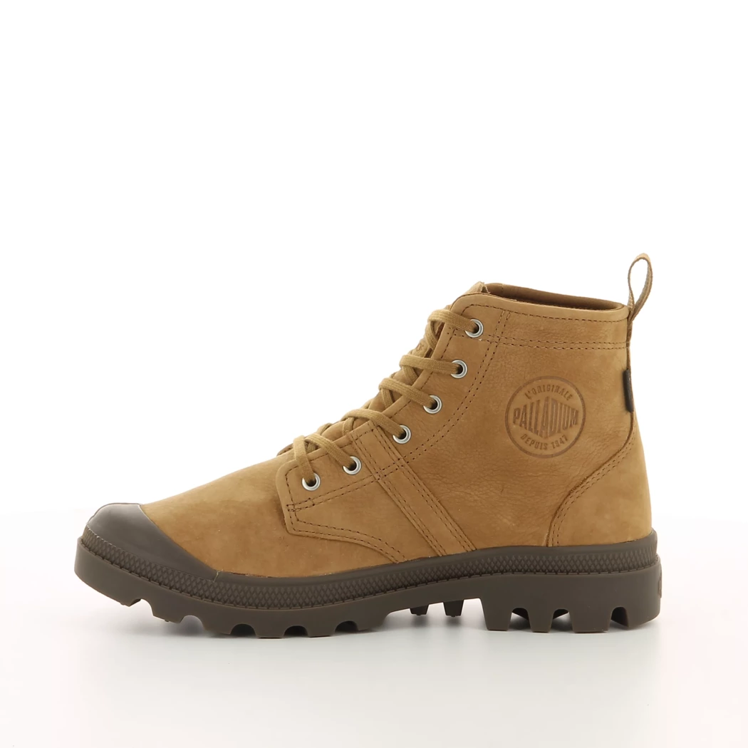 Image (4) de la chaussures Palladium - Bottines Cuir naturel / Cognac en Cuir nubuck