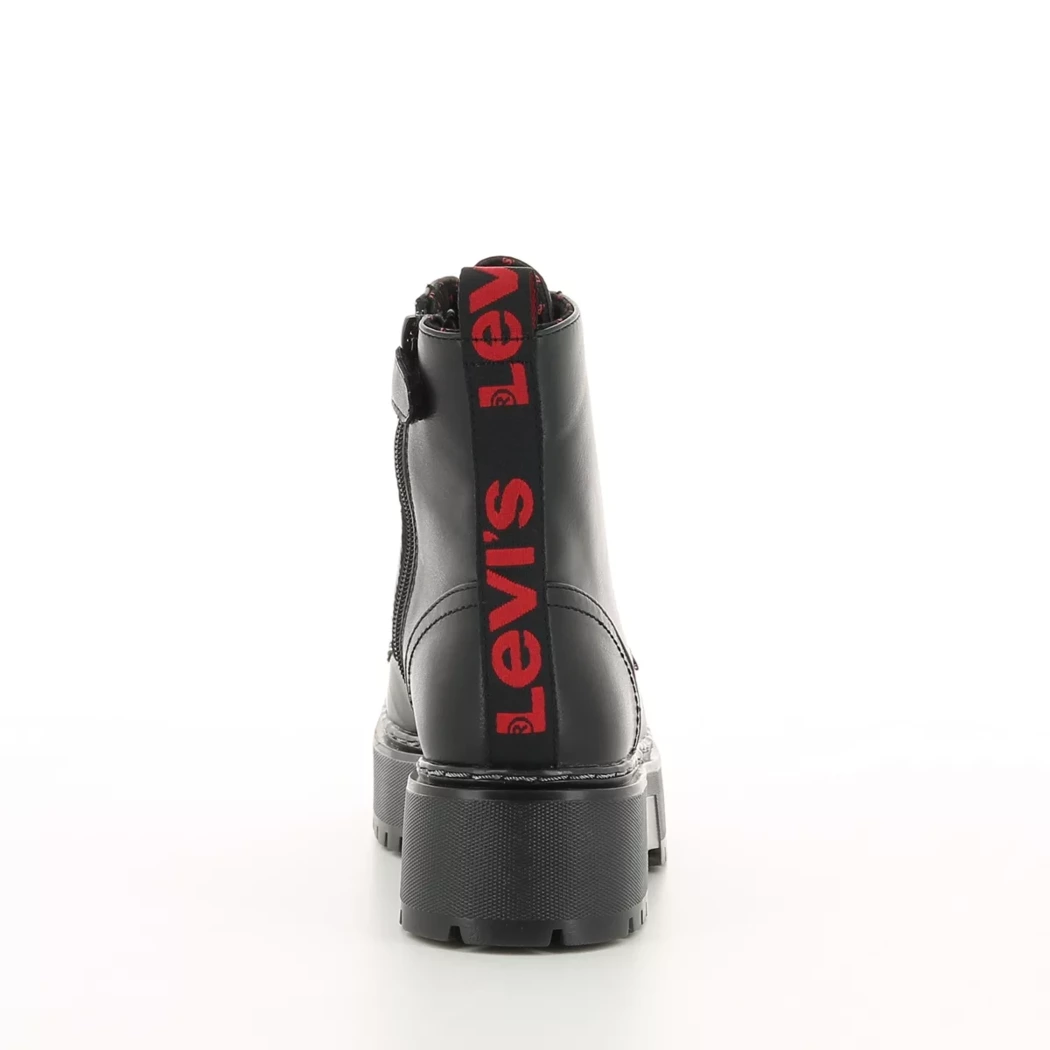 Image (3) de la chaussures Levi's - Bottines Noir en Cuir synthétique