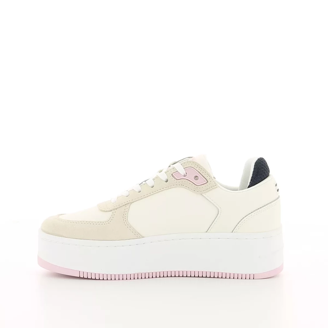 Image (4) de la chaussures Tommy jeans - Baskets Beige en Cuir Image (4) de la chaussures Tommy jeans - Baskets Beige en Cuir
