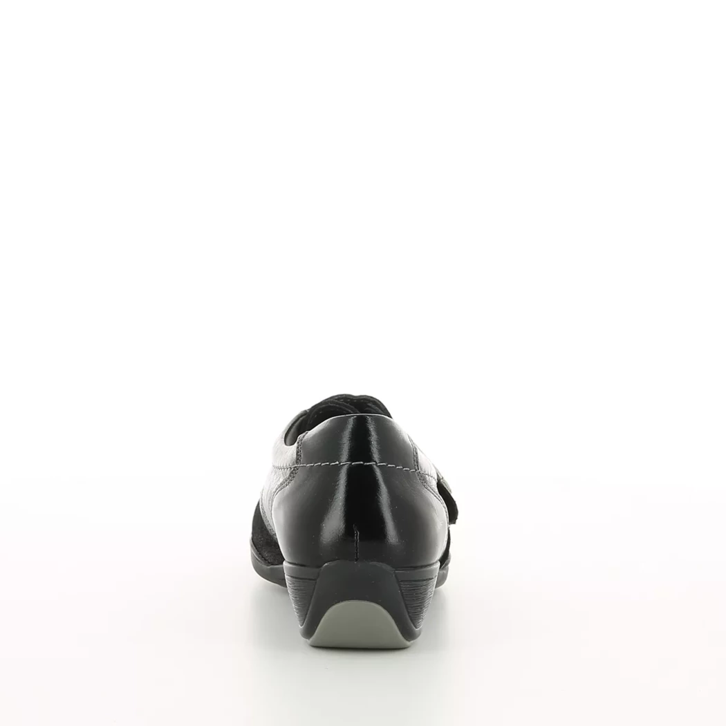 Image (3) de la chaussures Kiarflex - Chaussures à velcro Noir en Cuir vernis