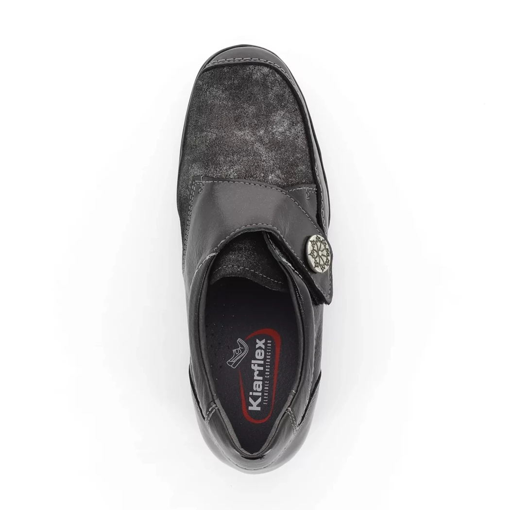 Image (6) de la chaussures Kiarflex - Chaussures à velcro Noir en Cuir vernis