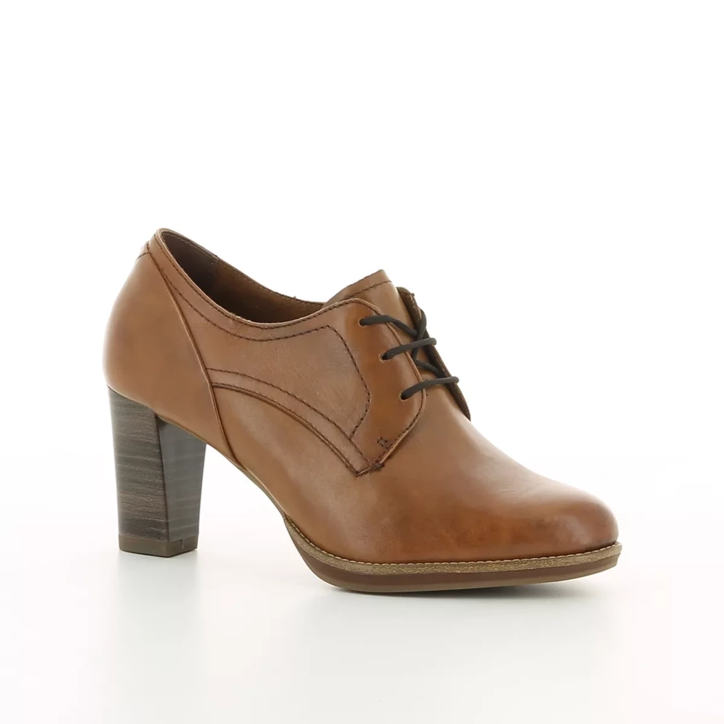 Image (1) de la chaussures Tamaris - Chaussures à lacets Cuir naturel / Cognac en Cuir synthétique