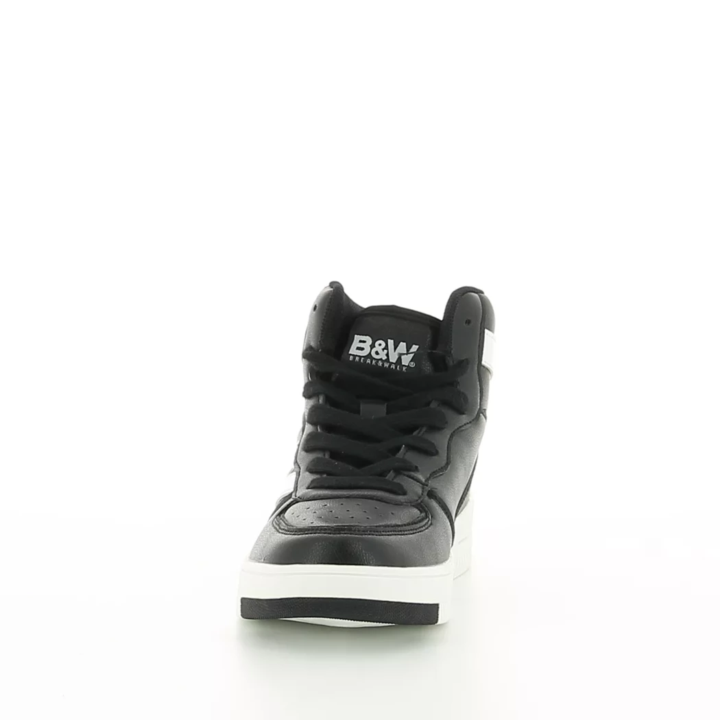 Image (5) de la chaussures B&W - Baskets Noir en Cuir synthétique