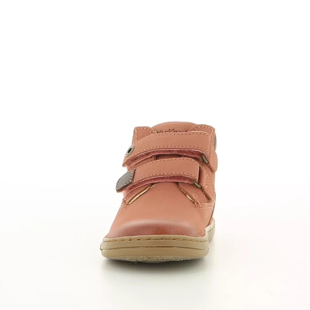 Image (5) de la chaussures Kickers - Bottines Rose en Cuir nubuck