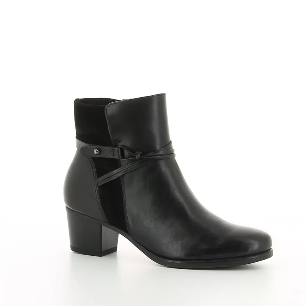 Image (1) de la chaussures Caprice - Boots Noir en Cuir