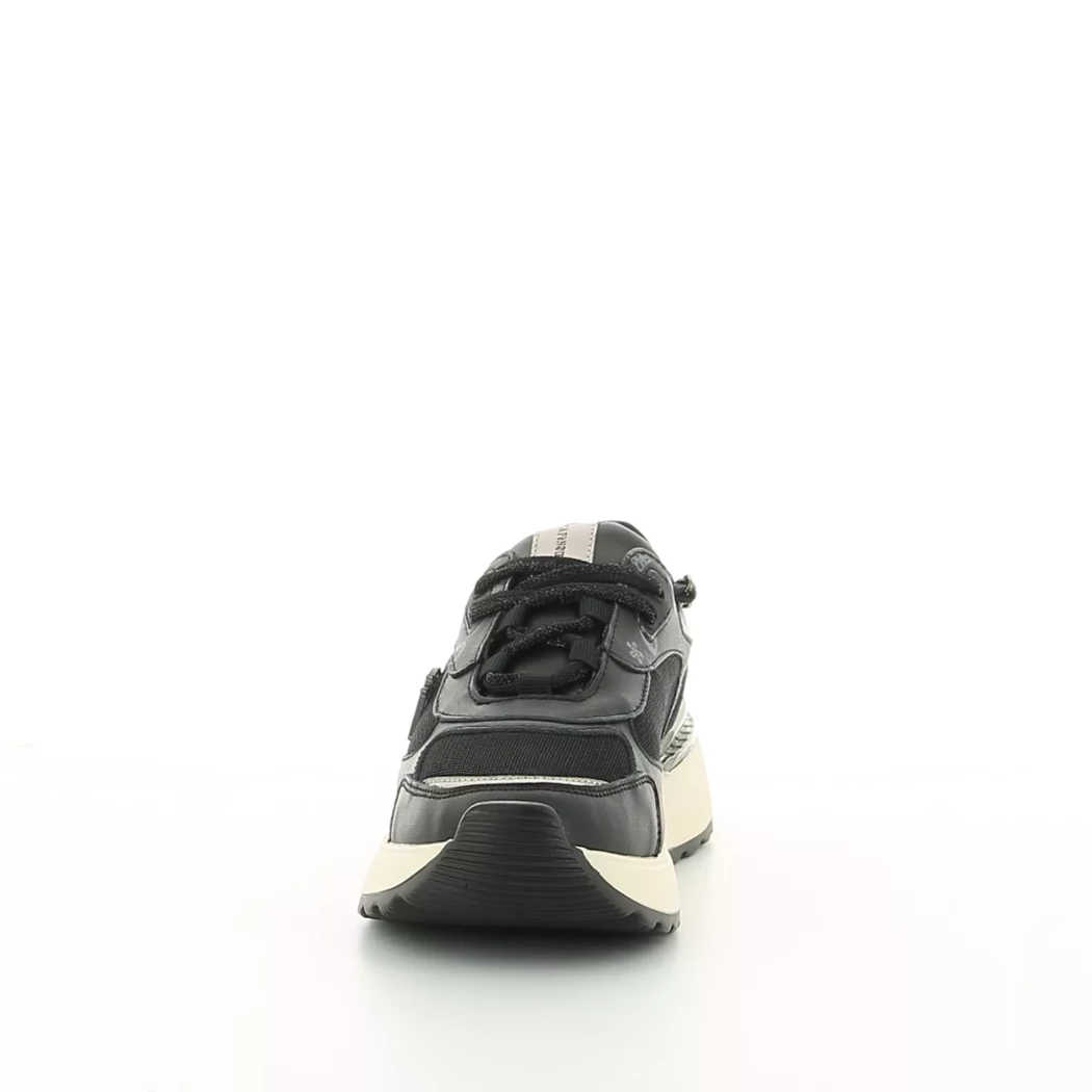Image (5) de la chaussures Cafe Noir - Baskets Noir en Cuir et textile