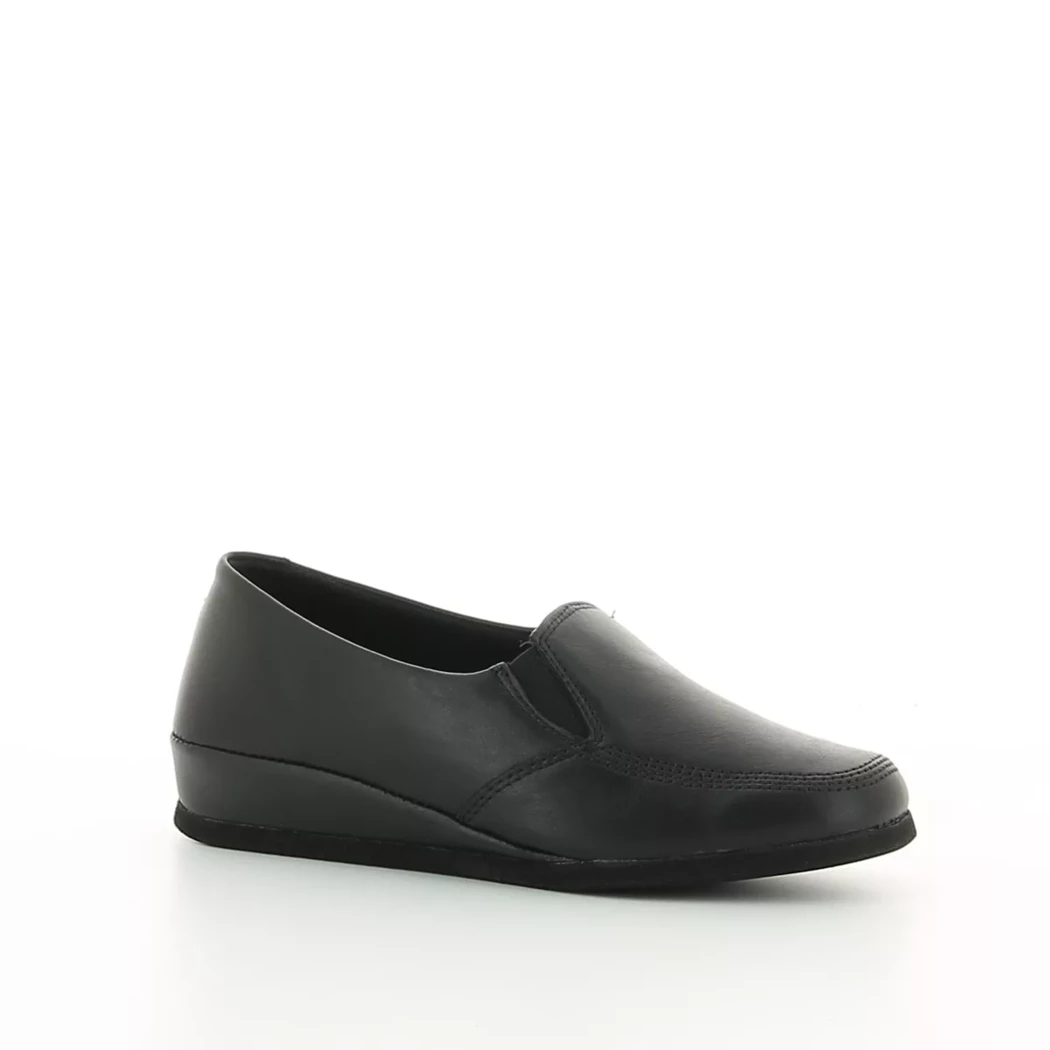 Image (1) de la chaussures Rohde - Pantoufles et Chaussons Noir en Cuir