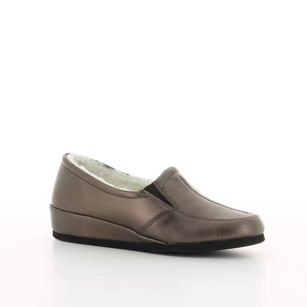Image (1) de la chaussures Rohde - Pantoufles et Chaussons Or / Bronze / Platine en Cuir