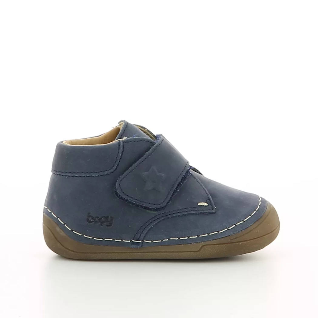 Image (2) de la chaussures Bopy - Bottines Bleu en Cuir nubuck