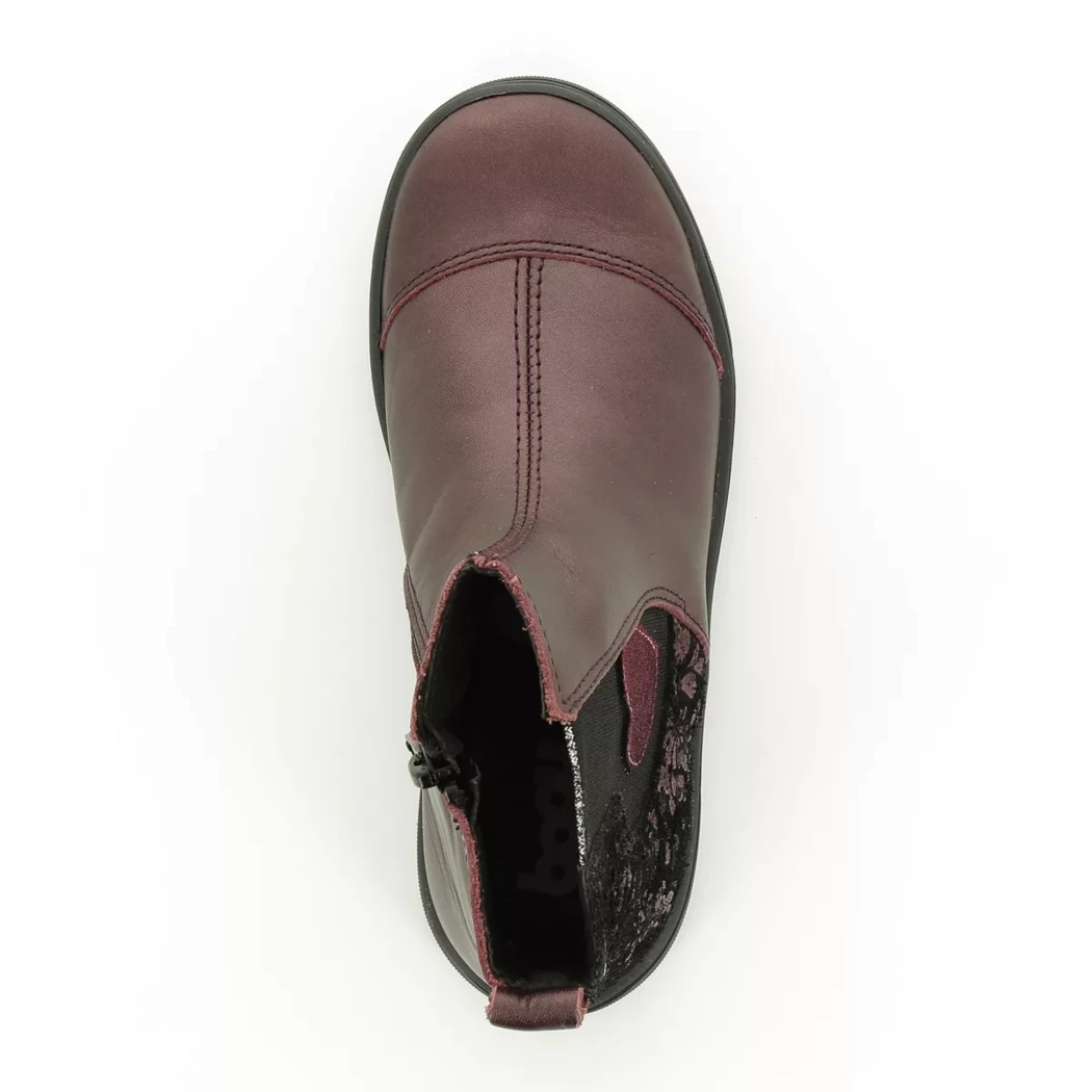 Image (6) de la chaussures Bopy - Boots Bordeaux en Cuir