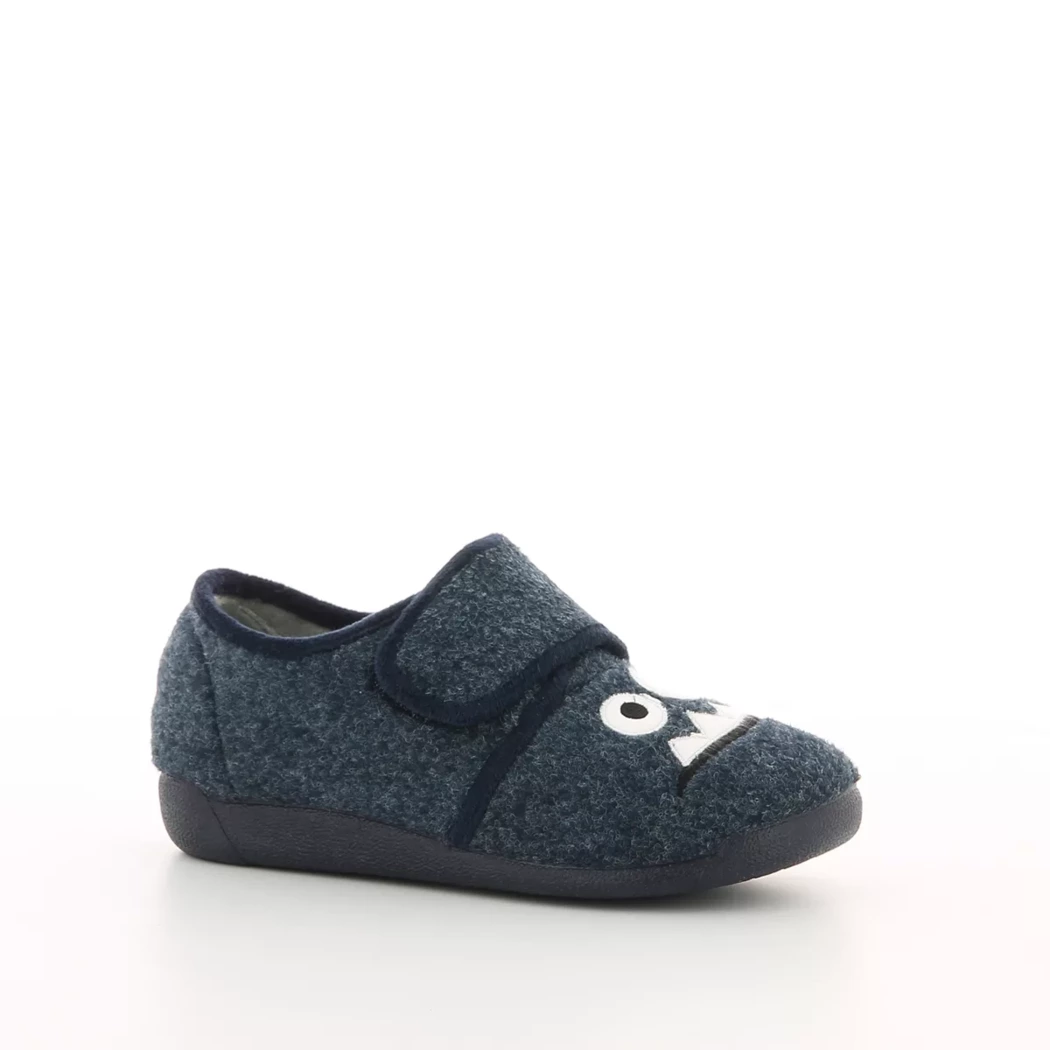 Image (1) de la chaussures Kmins - Pantoufles et Chaussons Bleu en Textile