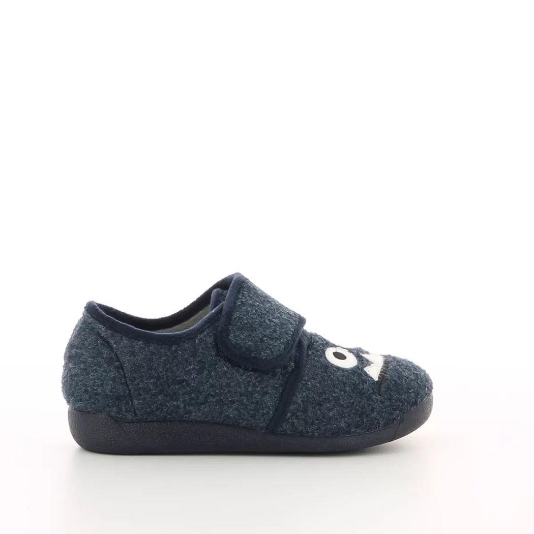 Image (2) de la chaussures Kmins - Pantoufles et Chaussons Bleu en Textile