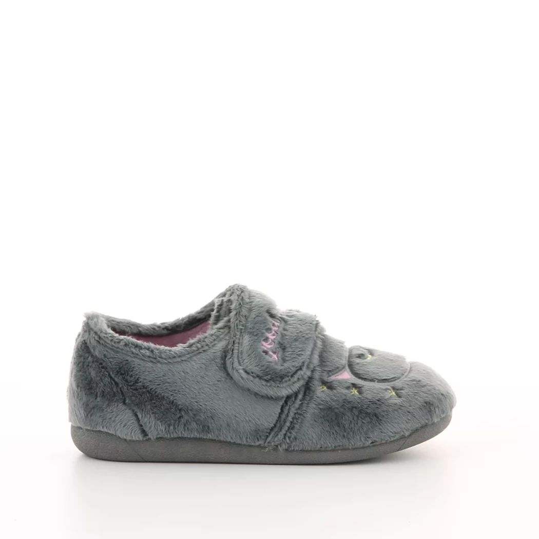 Image (2) de la chaussures Kmins - Pantoufles et Chaussons Gris en Textile